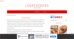 Desktop Screenshot of lovefoodies.com